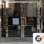 cirkelvormen naadloos patroon raamsticker (Kantoordeur)