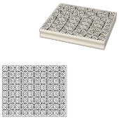 cirkelvormen naadloos patroon rubberstempel (Gestempeld)