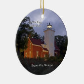 Cirkelvormig 40-mijlpalen vuurtoren keramisch ornament (Rechts)