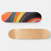 cirkelvormig abstract skateboard (Horizontaal)