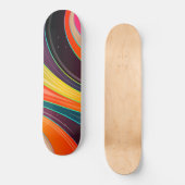 cirkelvormig abstract skateboard (Voorkant)