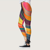 cirkelvormig abstracte leggings (Links)