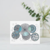 Cirkelvormig Briefkaart (Staand voorkant)