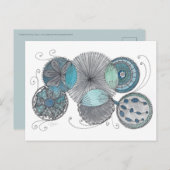 Cirkelvormig Briefkaart (Voorkant / Achterkant)