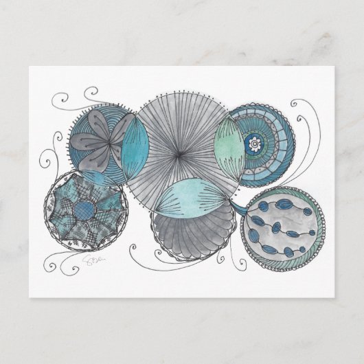 Cirkelvormig Briefkaart (Voorkant)