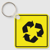 Cirkelvormig kruispunt sleutelhanger (Voorkant)