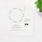  cirkelvormig Lijst dat juwelen laat zien Visitekaartje (Bureau)