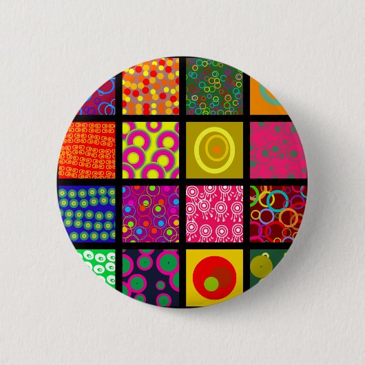 Cirkelvormig mapje ronde button 5,7 cm (Voorkant)