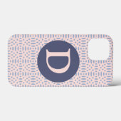 Cirkelvormig naadloos patroon Case-Mate iPhone case (Achterkant (horizontaal))