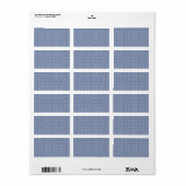 Cirkelvormig naadloos patroon etiket (Full Sheet)