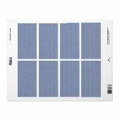 Cirkelvormig naadloos patroon etiket (Full Sheet)