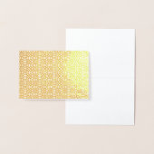 Cirkelvormig naadloos patroon folie kaarten (Display)