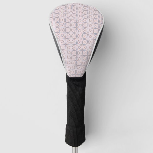 Cirkelvormig naadloos patroon golfheadcover (Voorkant)