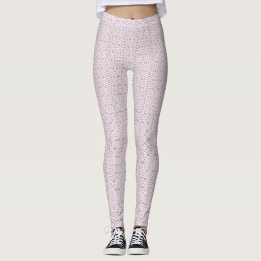 Cirkelvormig naadloos patroon leggings (Voorkant)