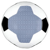 Cirkelvormig naadloos patroon voetbal (Gedraaid)