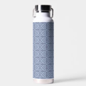 Cirkelvormig naadloos patroon waterfles (Voorkant)