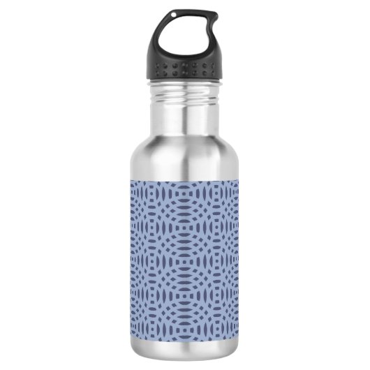 Cirkelvormig naadloos patroon waterfles (Voorkant)