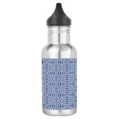 Cirkelvormig naadloos patroon waterfles (Links)