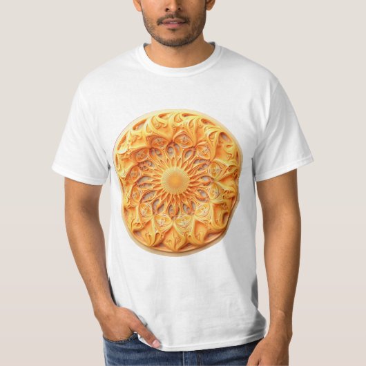 Cirkelvormig ontwerp t-shirt (Voorkant)