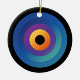 cirkelvormig Ornament van de pauwvlam