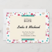 cirkelvormig save the date (Voorkant)