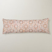 Cirkelvormig Tegel en trilpatroongeleider Lichaamskussen (Achterkant)