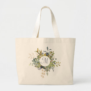 Cirkelvormig vloerframe met monogram grote tote bag