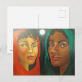 Cirkelvormige Briefkaart (Voorkant / Achterkant)