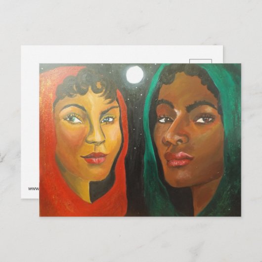 Cirkelvormige Briefkaart (Voorkant / Achterkant)