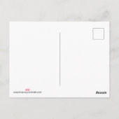 Cirkelvormige Briefkaart (Achterkant)