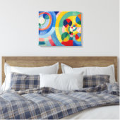 Cirkelvormige formulieren | Robert Delaunay | Canvas Afdruk (Insitu (Slaapkamer))