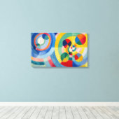 Cirkelvormige formulieren | Robert Delaunay | Canvas Afdruk (Insitu (Houten vloer))