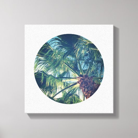 Cirkelvormige foto canvas afdruk (Voorkant)