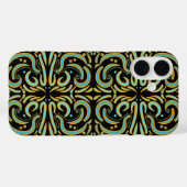 Cirkelvormige, lineaire en taps toelopende vormen Case-Mate iPhone case (Achterkant (horizontaal))