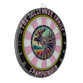 Cirkelvormige Moose Bullseye-illustraties Dartbord (Voorkant Links)