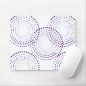 cirkelvormige mousepad met patroon muismat (Met muis)