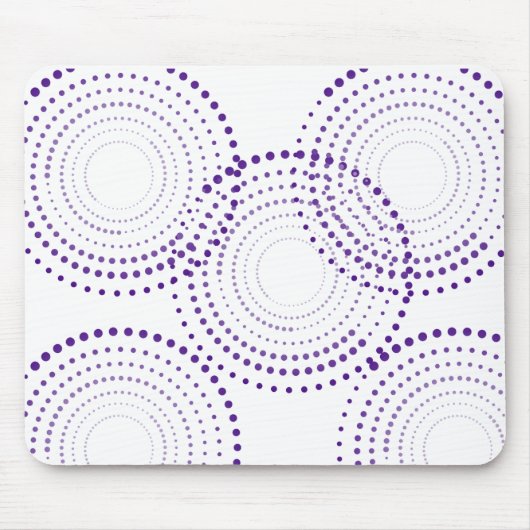 cirkelvormige mousepad met patroon muismat (Voorkant)