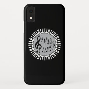 cirkelvormige pianosleutels en Muzieknoten Case-Mate iPhone Case