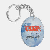 Cirkelvormige Sleutelhanger (dubbelzijdig) (Voorkant Links)