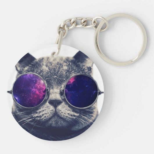 Cirkelvormige Sleutelhanger (dubbelzijdig) (Achterkant)