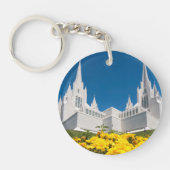 Cirkelvormige Sleutelhanger San Diego Temple (Voorkant)