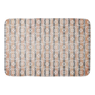 Cirkelvormige Tegels en Stripes patroon Badmat