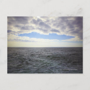 Cirkelwolken over de Atlantische Oceaan Briefkaart