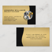 Cirkelzaag | Boormachine Visitekaartje (Voorkant / Achterkant)