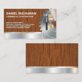 Cirkelzaag | Bouwgereedschap Hamer Kwast Visitekaartje (Voorkant / Achterkant)