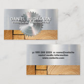 Cirkelzaag | Hout zagen | Bouwsector Visitekaartje (Voorkant / Achterkant)