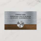 cirkelzaag | Hulpmiddelen voor architecten Visitekaartje (Achterkant)