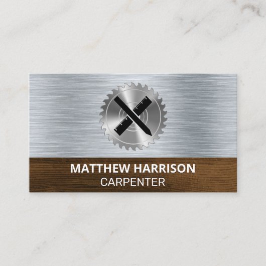 cirkelzaag | Hulpmiddelen voor architecten Visitekaartje (Voorkant)