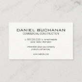 cirkelzaag | techniek | architect visitekaartje (Achterkant)