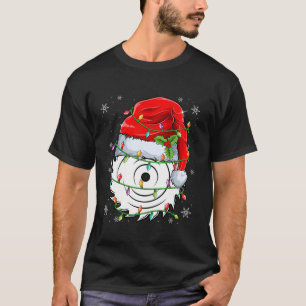 Cirkelzaagblad met kerstmuts Xmas Light Ch T-shirt